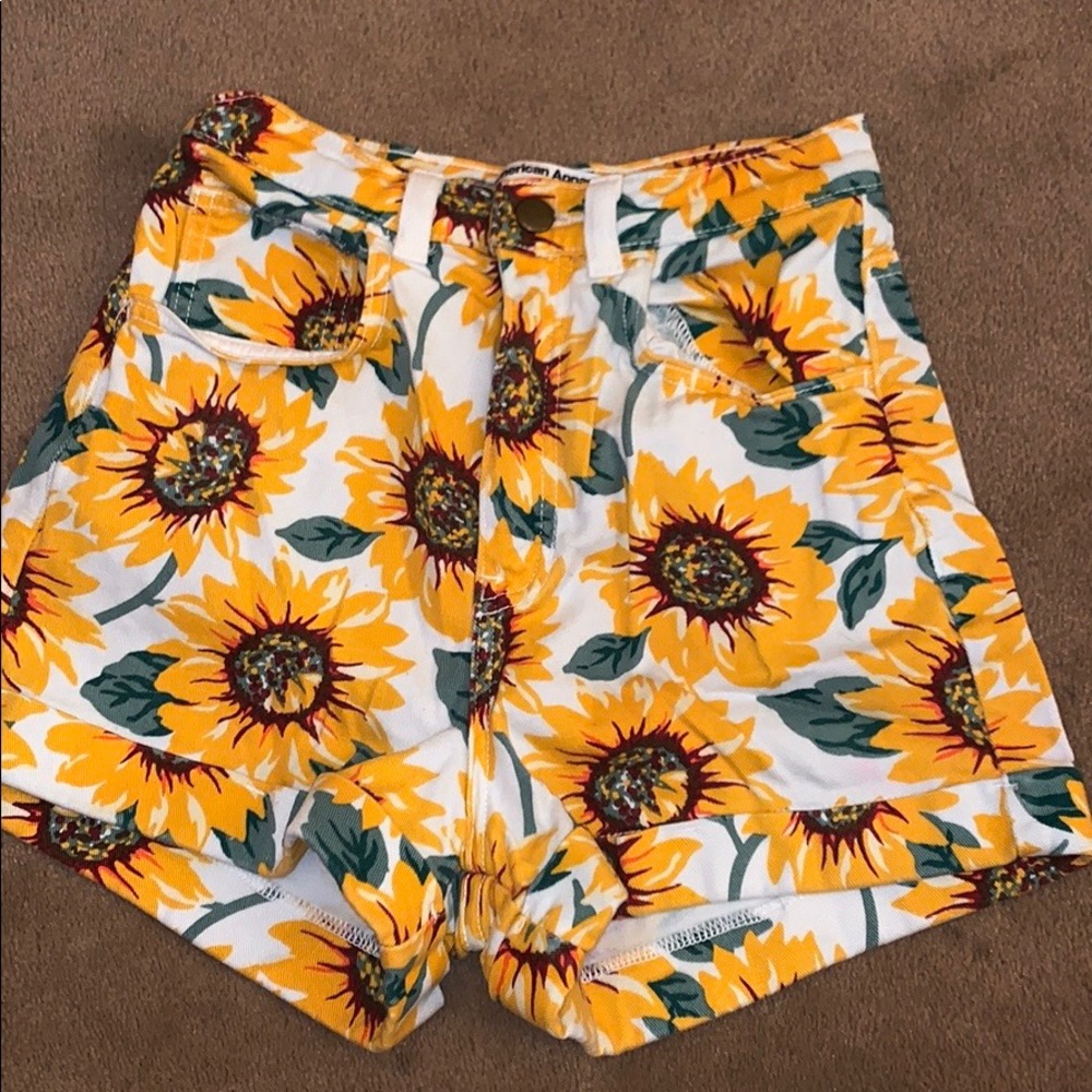 American apparel sunflower shorts